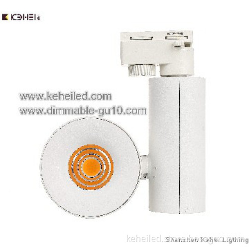 Matt whit 10W led track light with Acrylic cover sharp chips